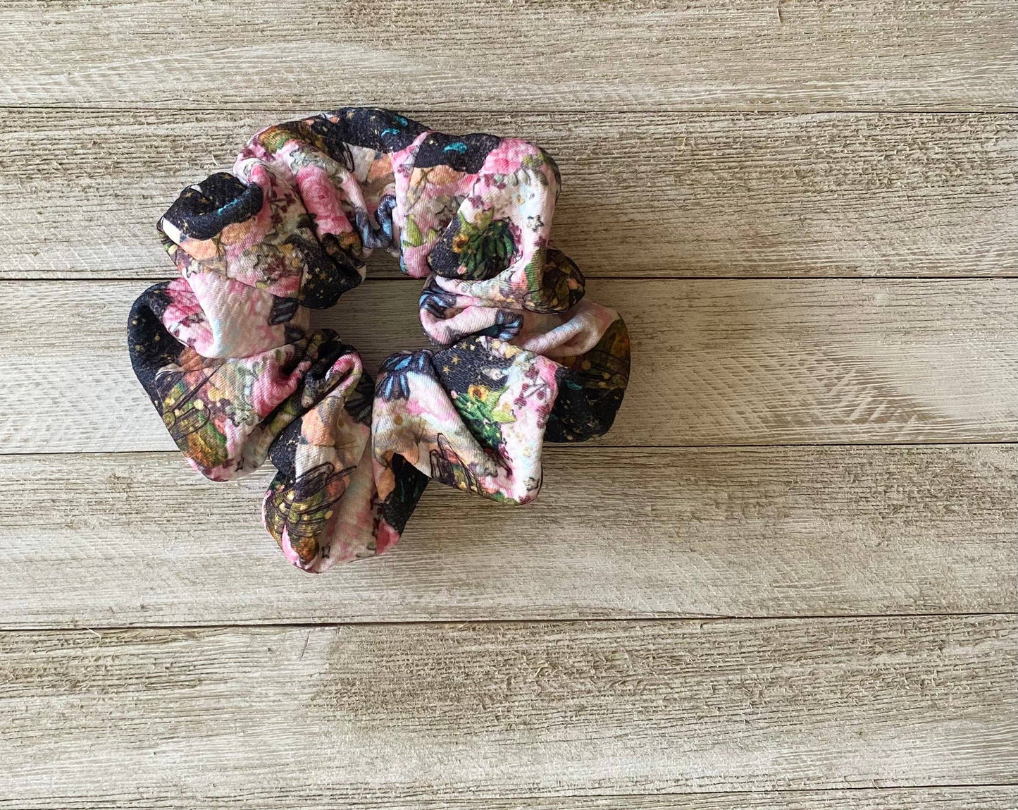 Pink Cactus Daydream Large Scrunchie