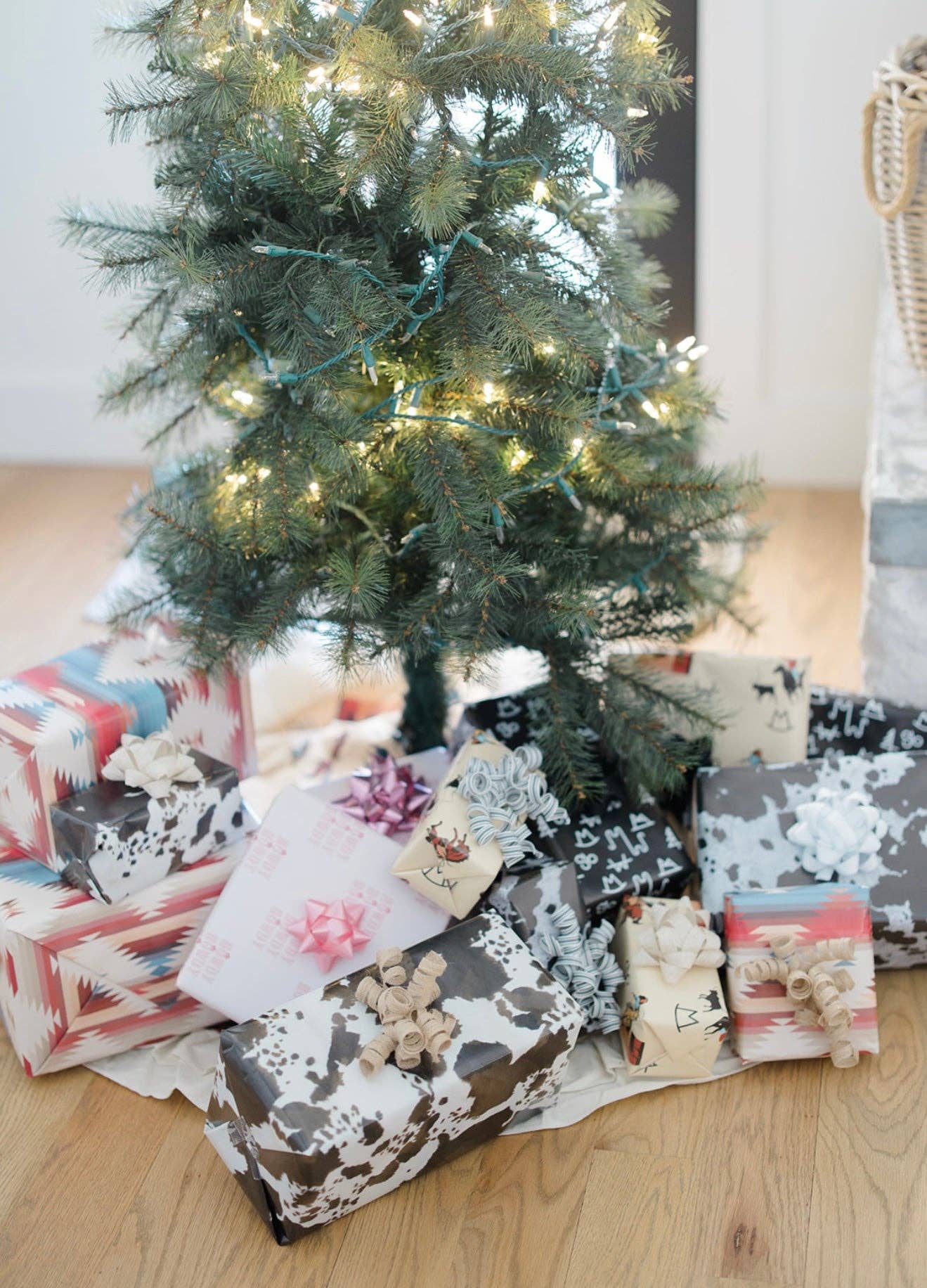 Brown Cowhide Wrapping Paper