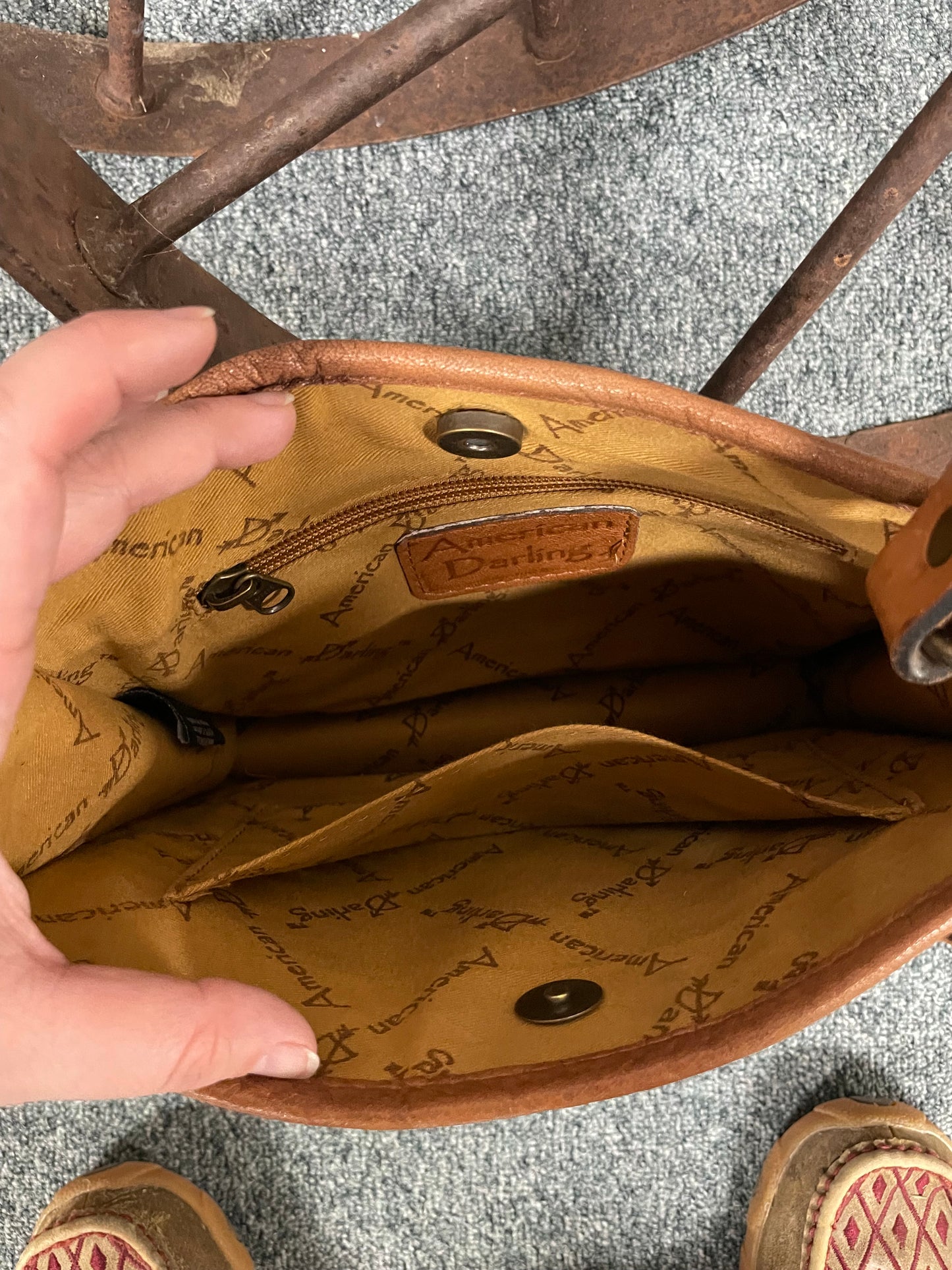 American Darling Brown Purse