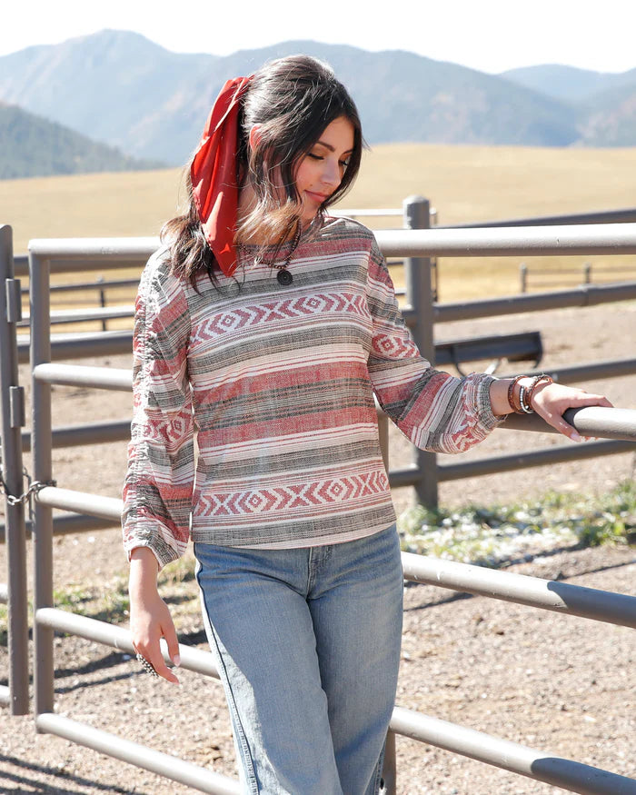 Cruel Denim Women's 3/4 Sleeve Blouse