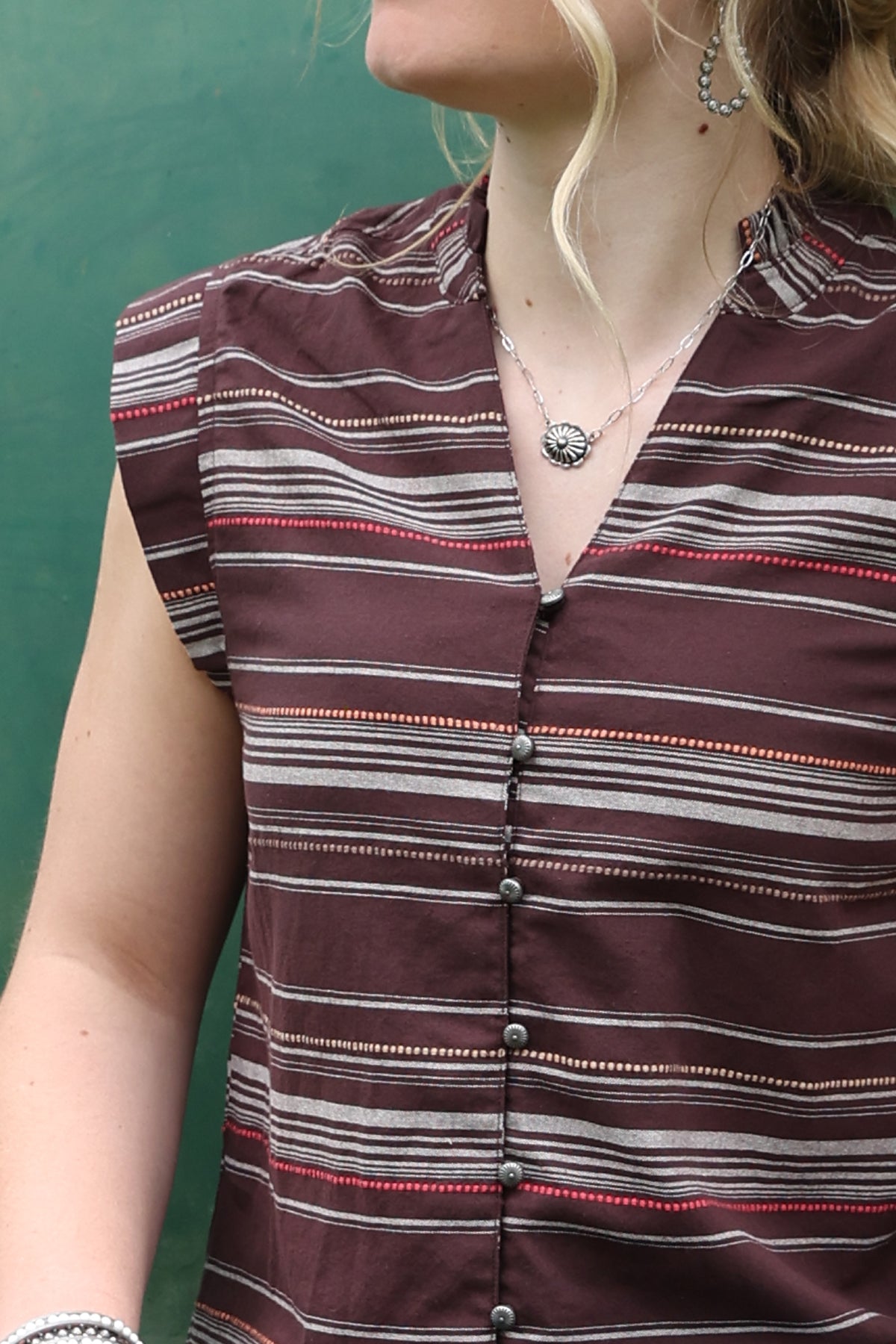 Cruel Denim Button Up Short Sleeve Shirt - Brown