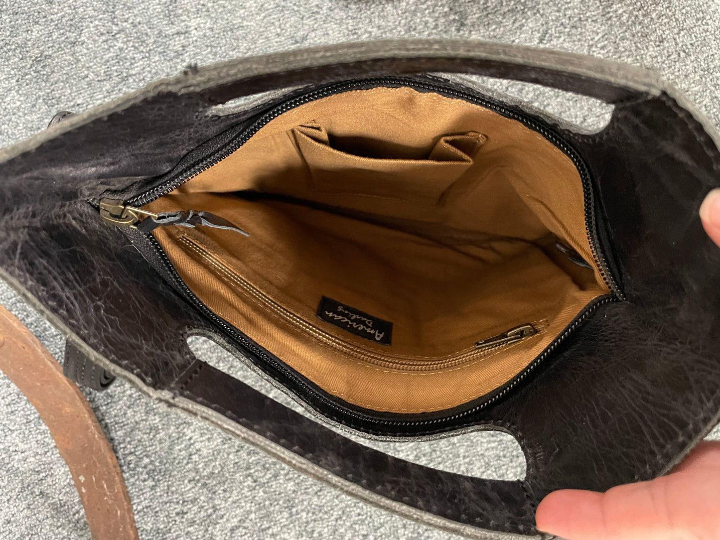 American Darling Cowhide & Silver Purse