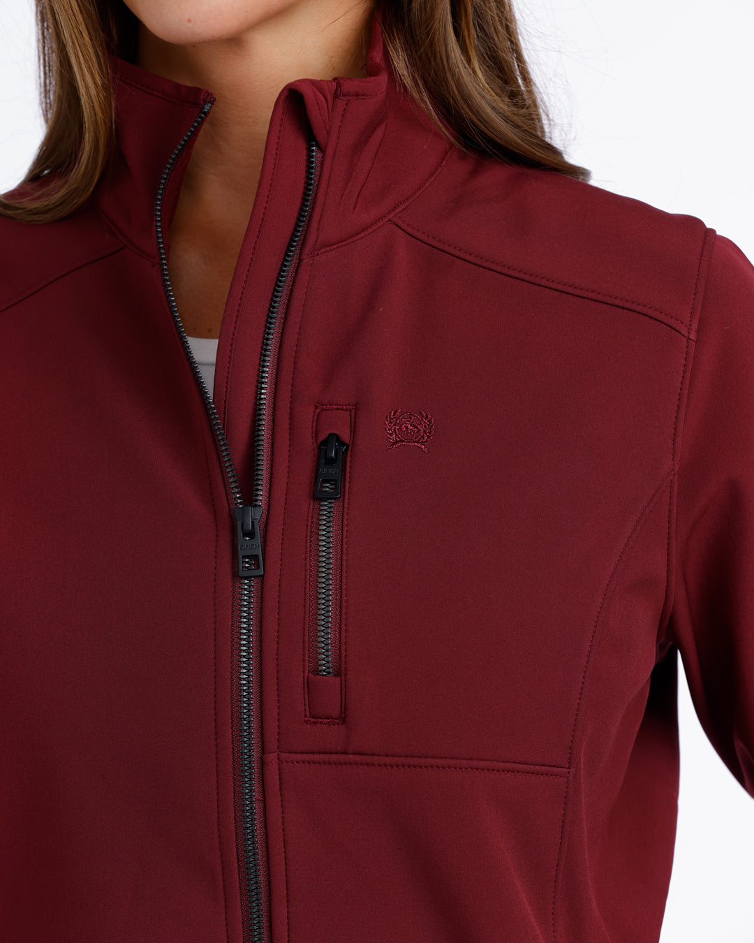 Cinch Burgundy Bonded Jacket