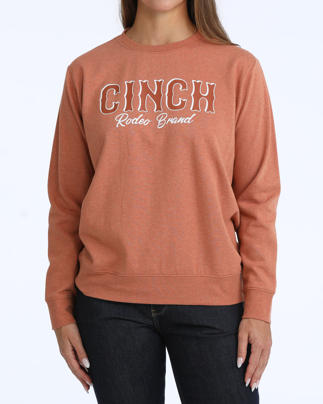 Cinch Coral Crewneck