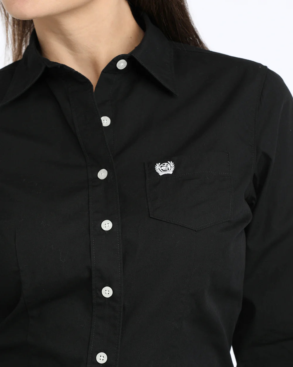 Cinch Solid Arena Fit Button-Down Western Shirt