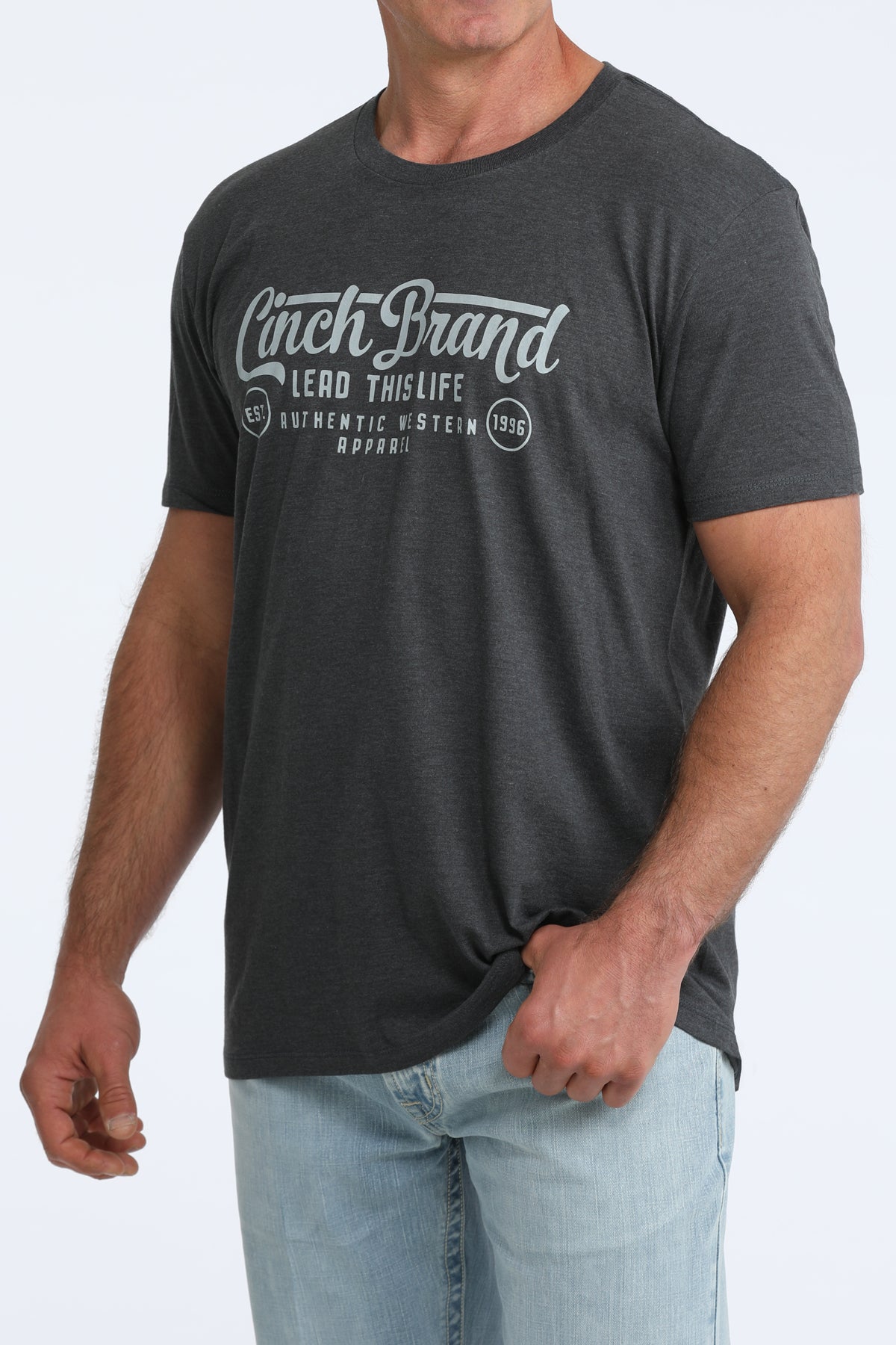 Cinch Dark Grey Graphic T-Shirt