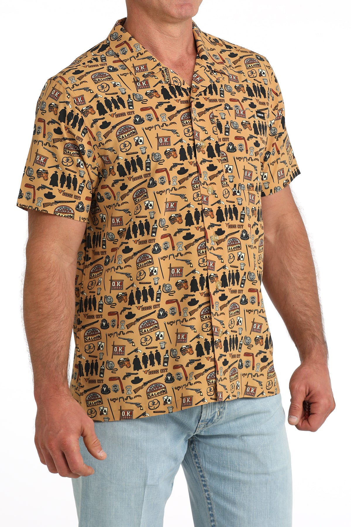 Cinch Camp Shirt - Western Outlaw