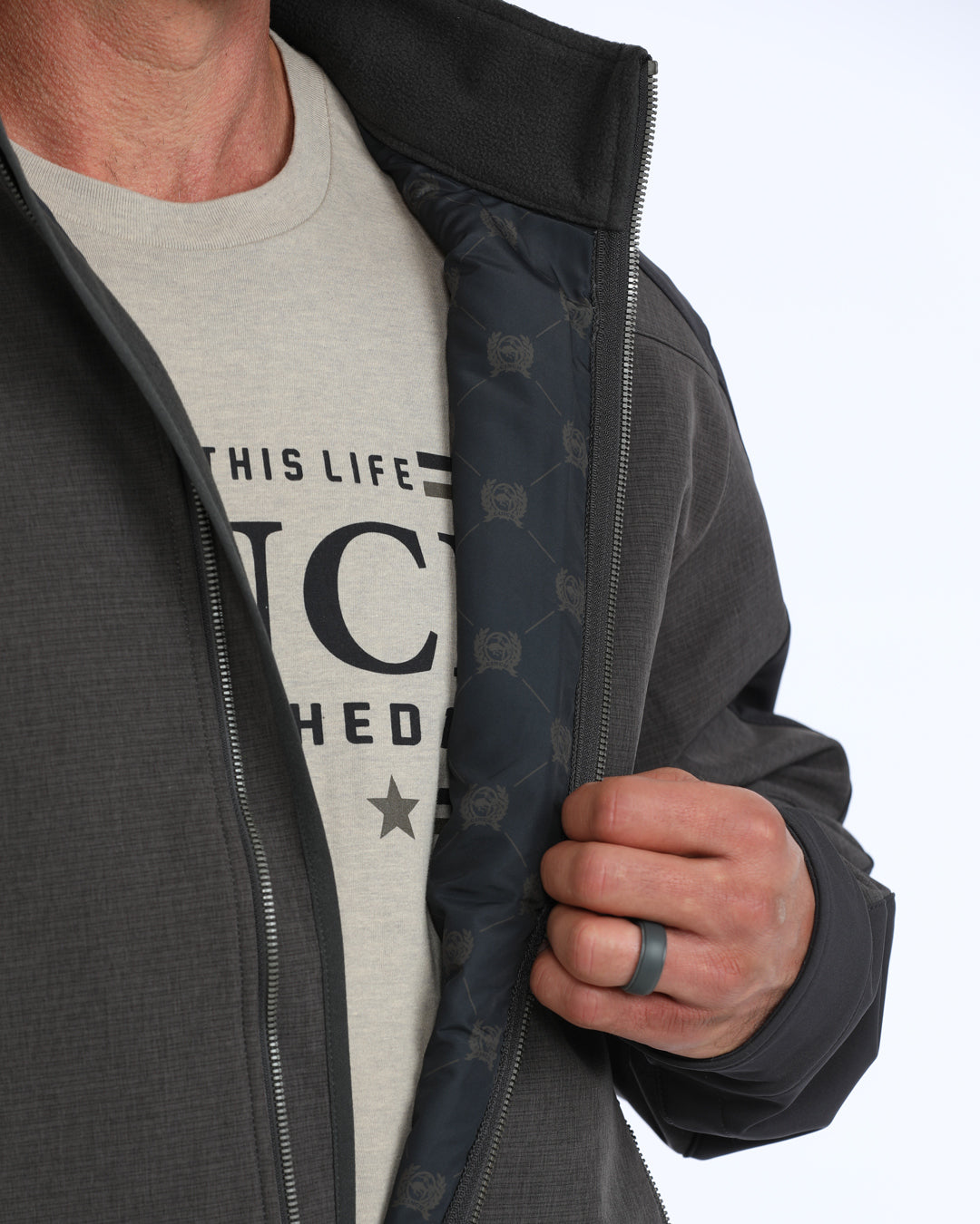 Cinch Brown Bonded Jacket