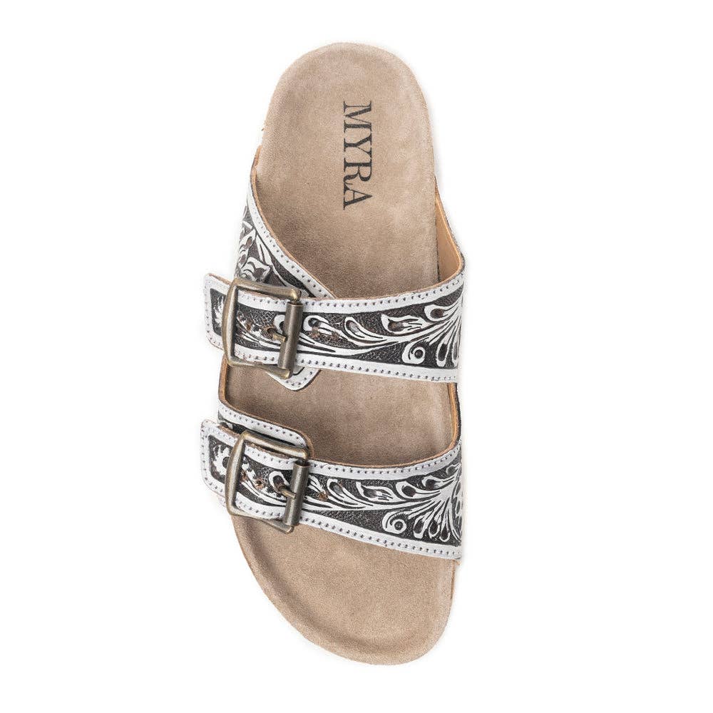 Mesa Scroll Sandals