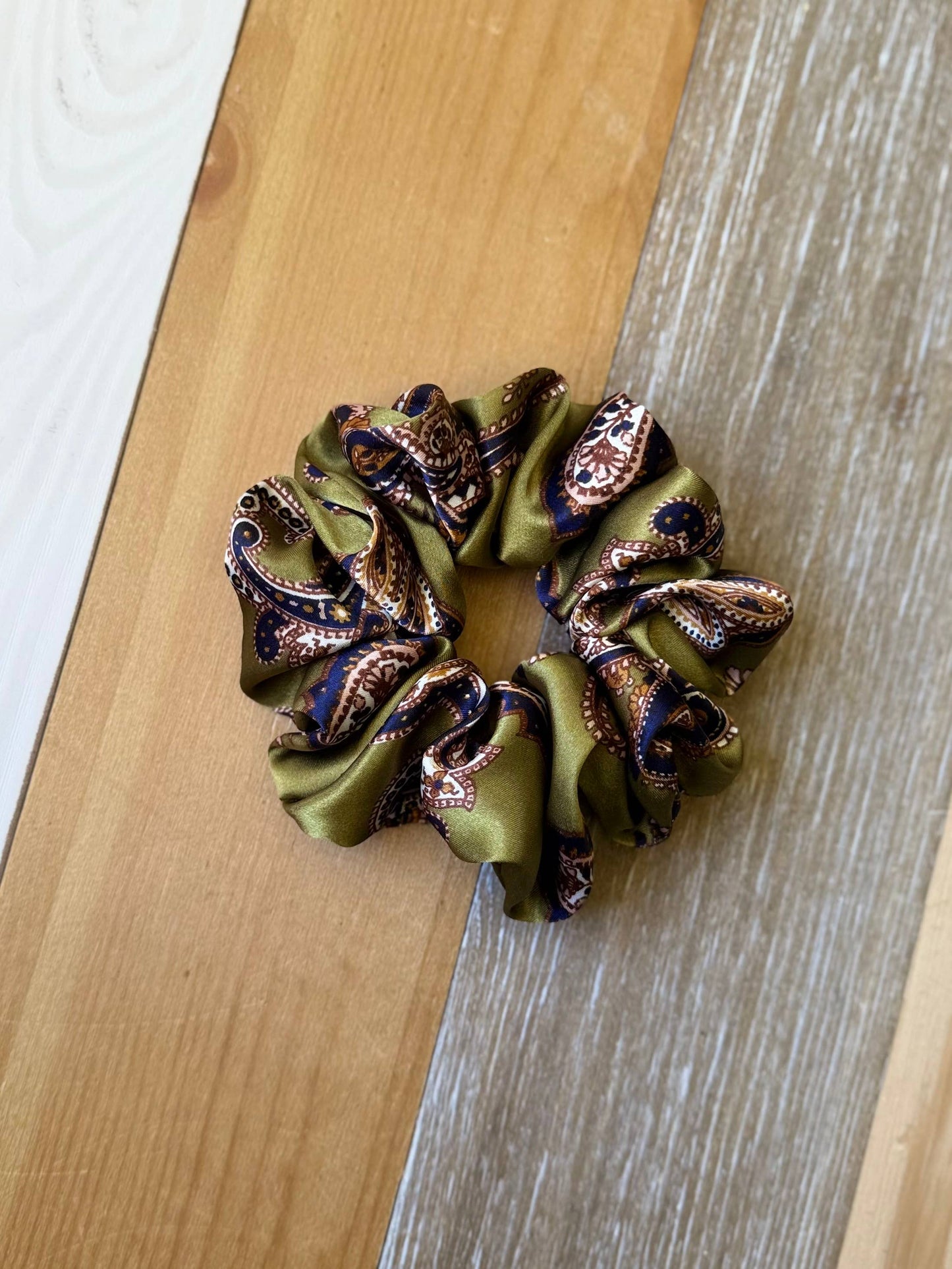 Olive Scrunchie