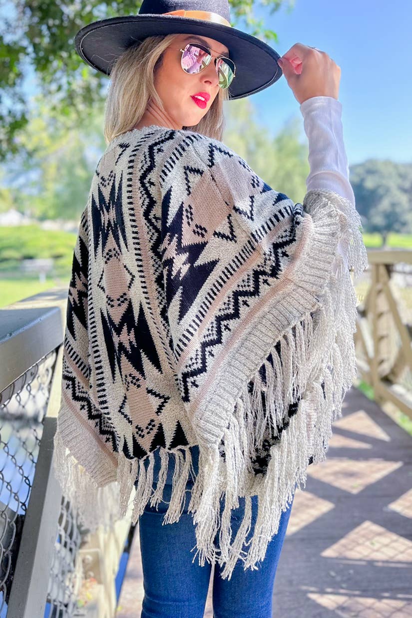 Aztec Knit Top