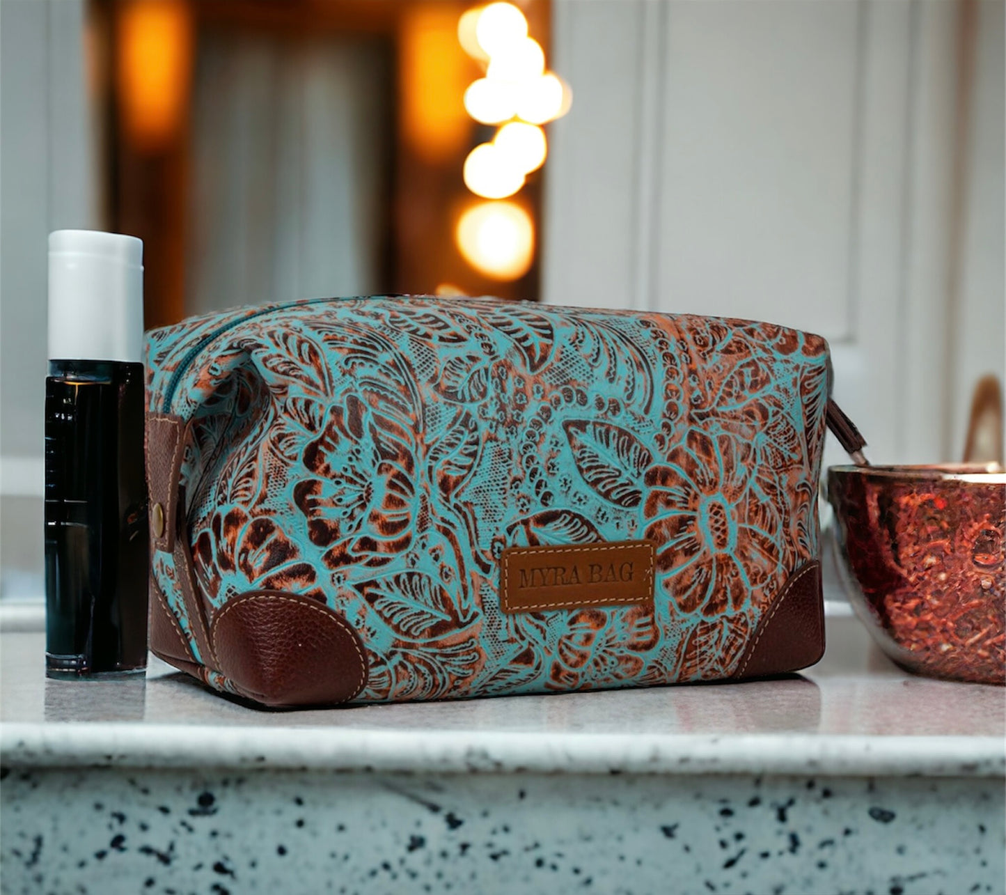 Flower Rock Toiletry Bag