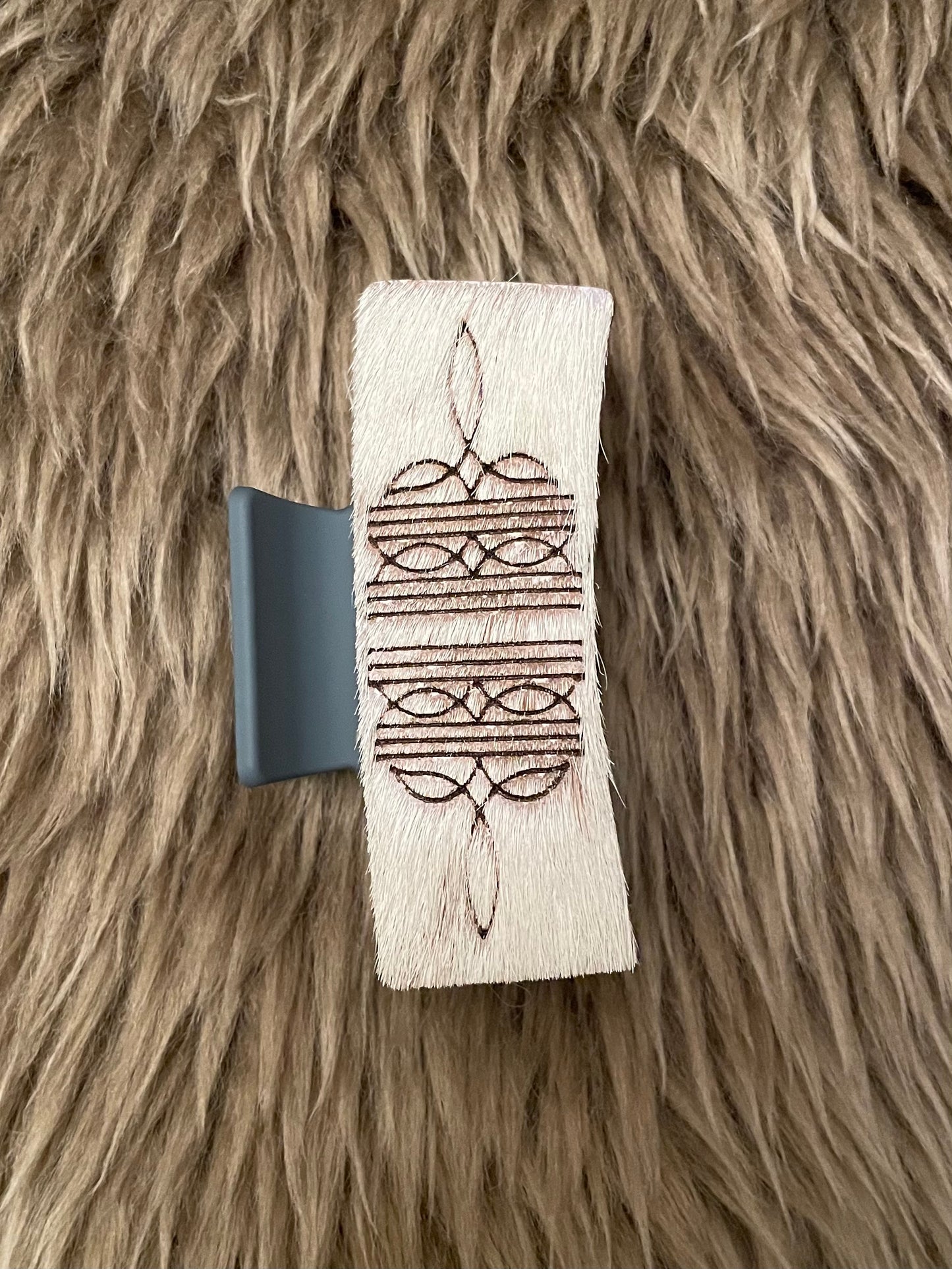 Boot Stitch Claw Clip