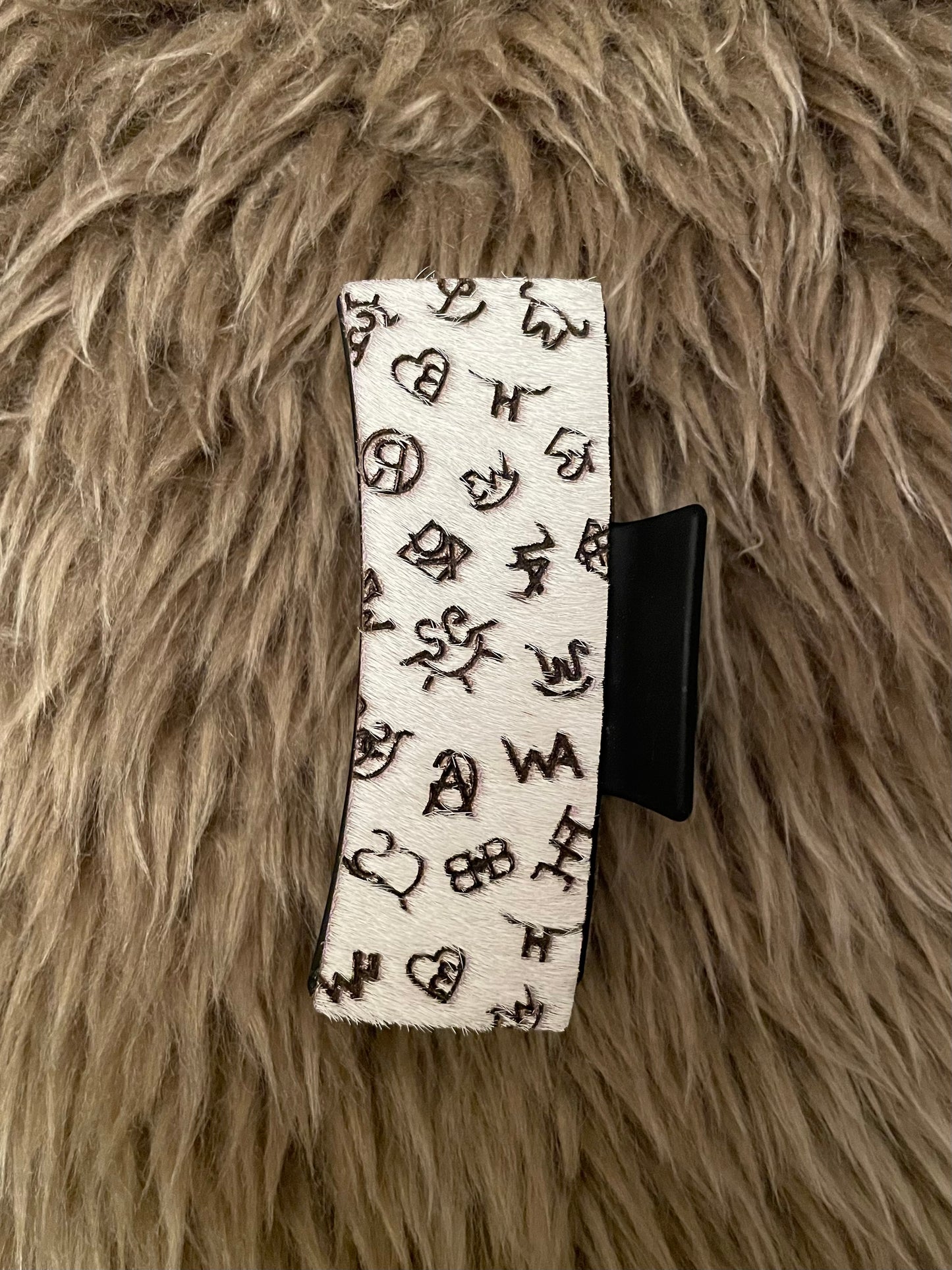 Brand Collage Claw Clip