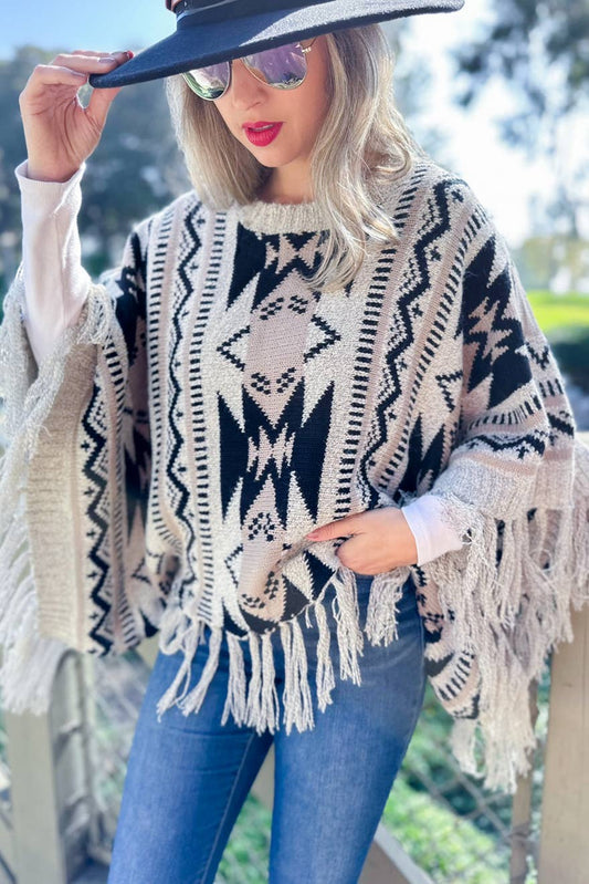 Aztec Knit Top