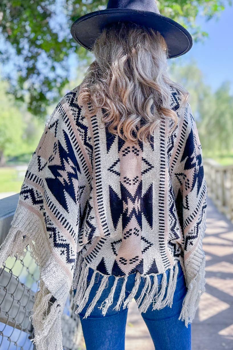 Aztec Knit Top