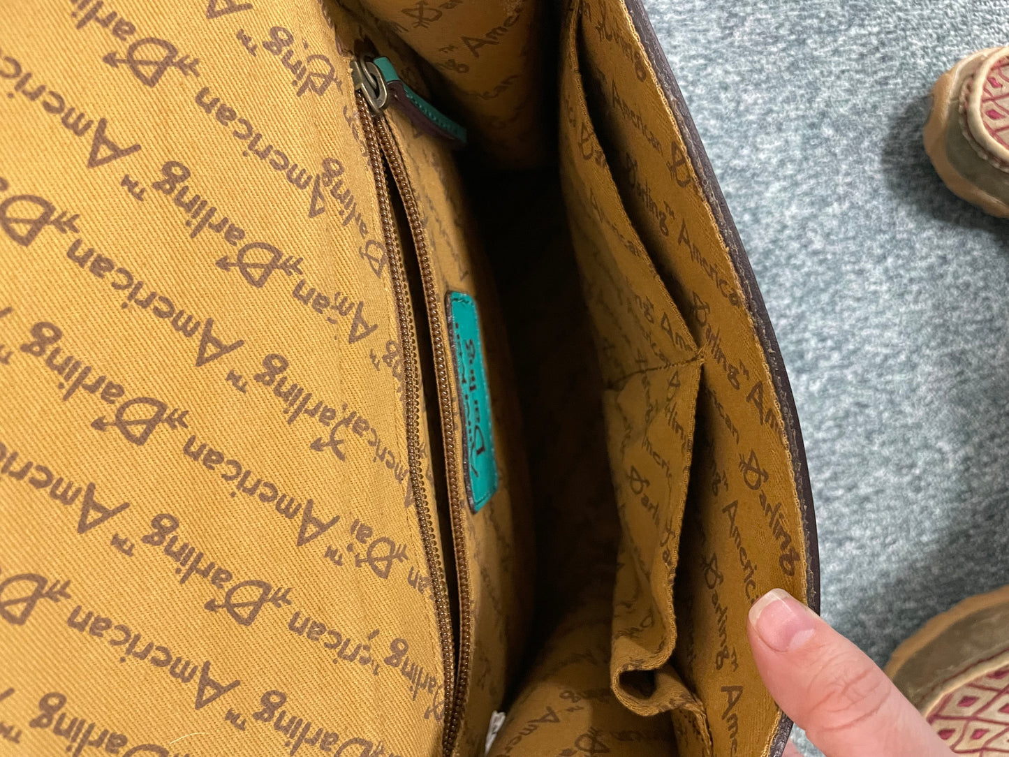 American Darling Blue Purse