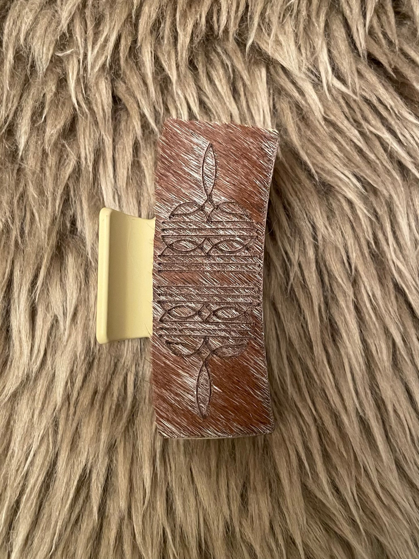 Boot Stitch Claw Clip