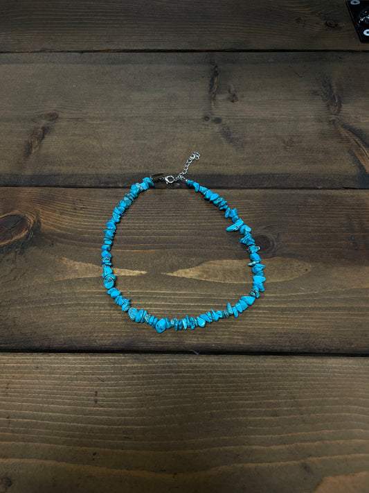 Turquoise Chip Choker