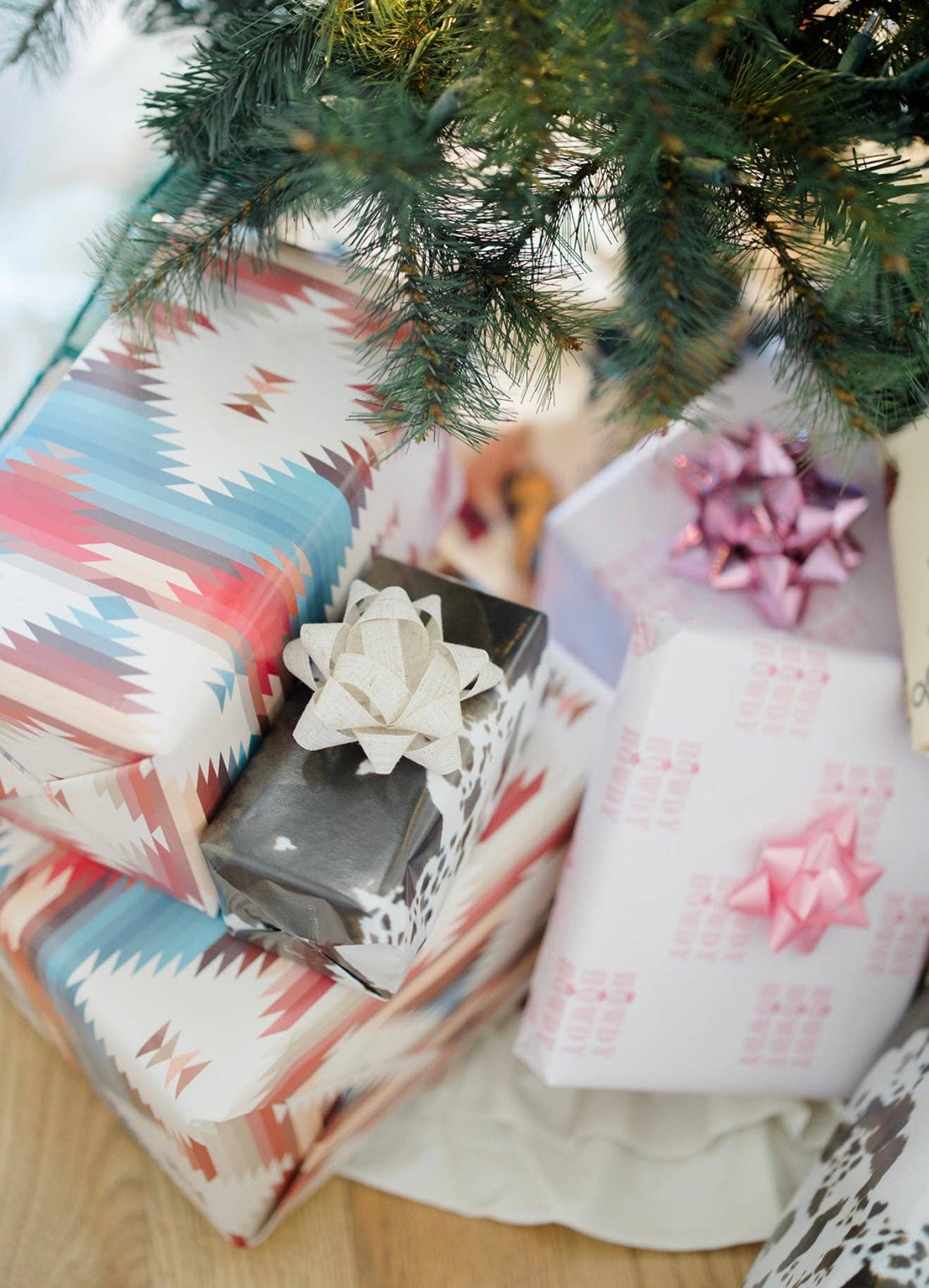Brown Cowhide Wrapping Paper