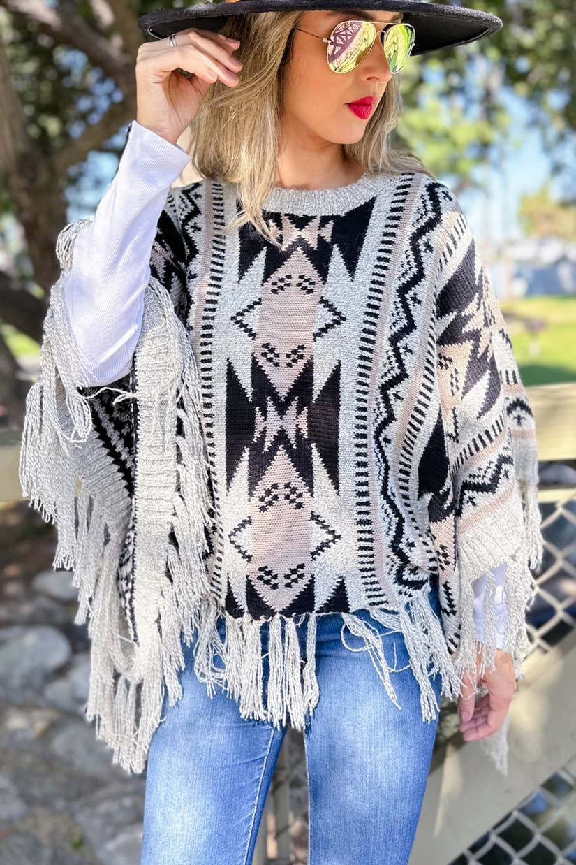 Aztec Knit Top