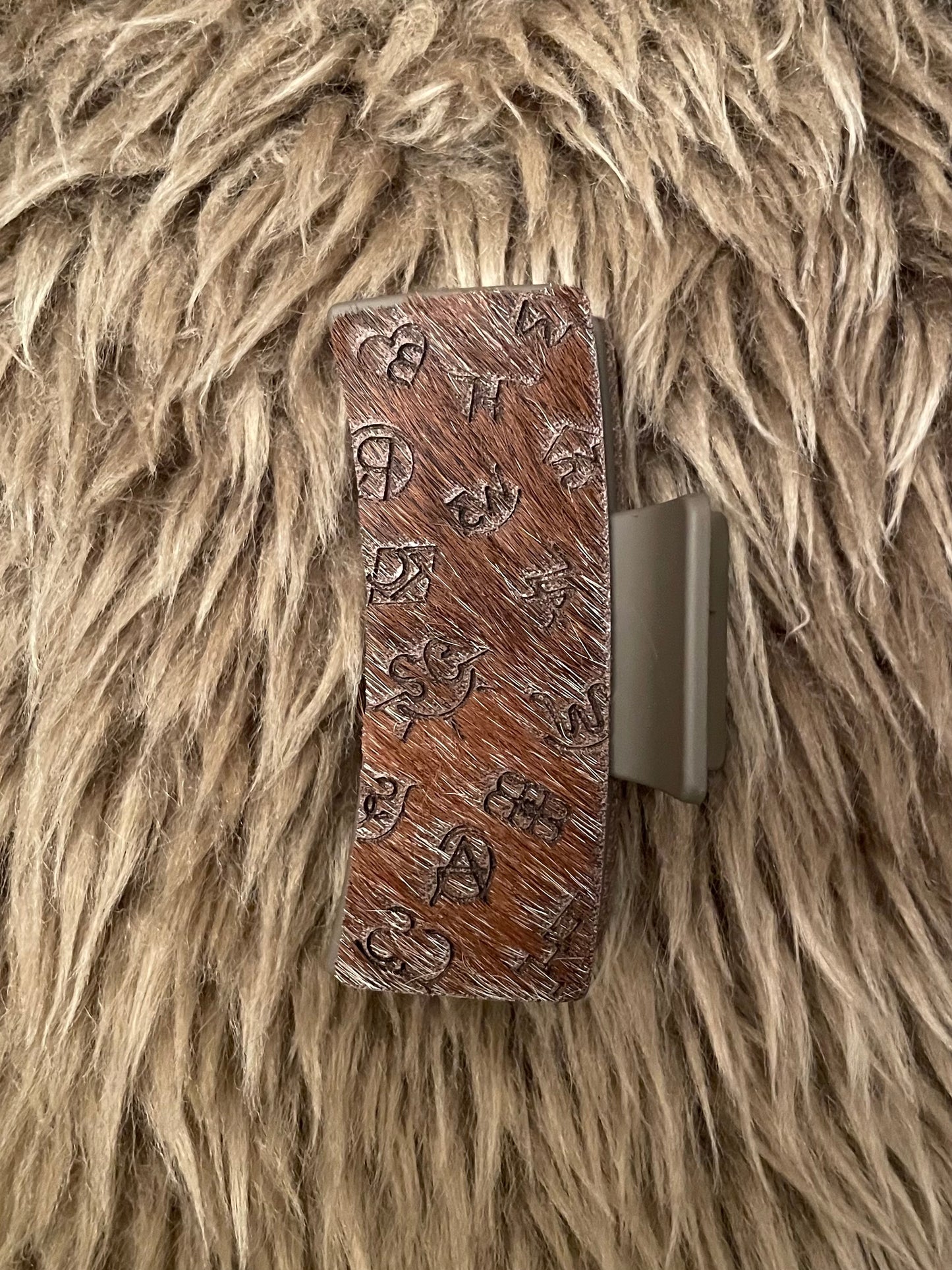 Brand Collage Claw Clip