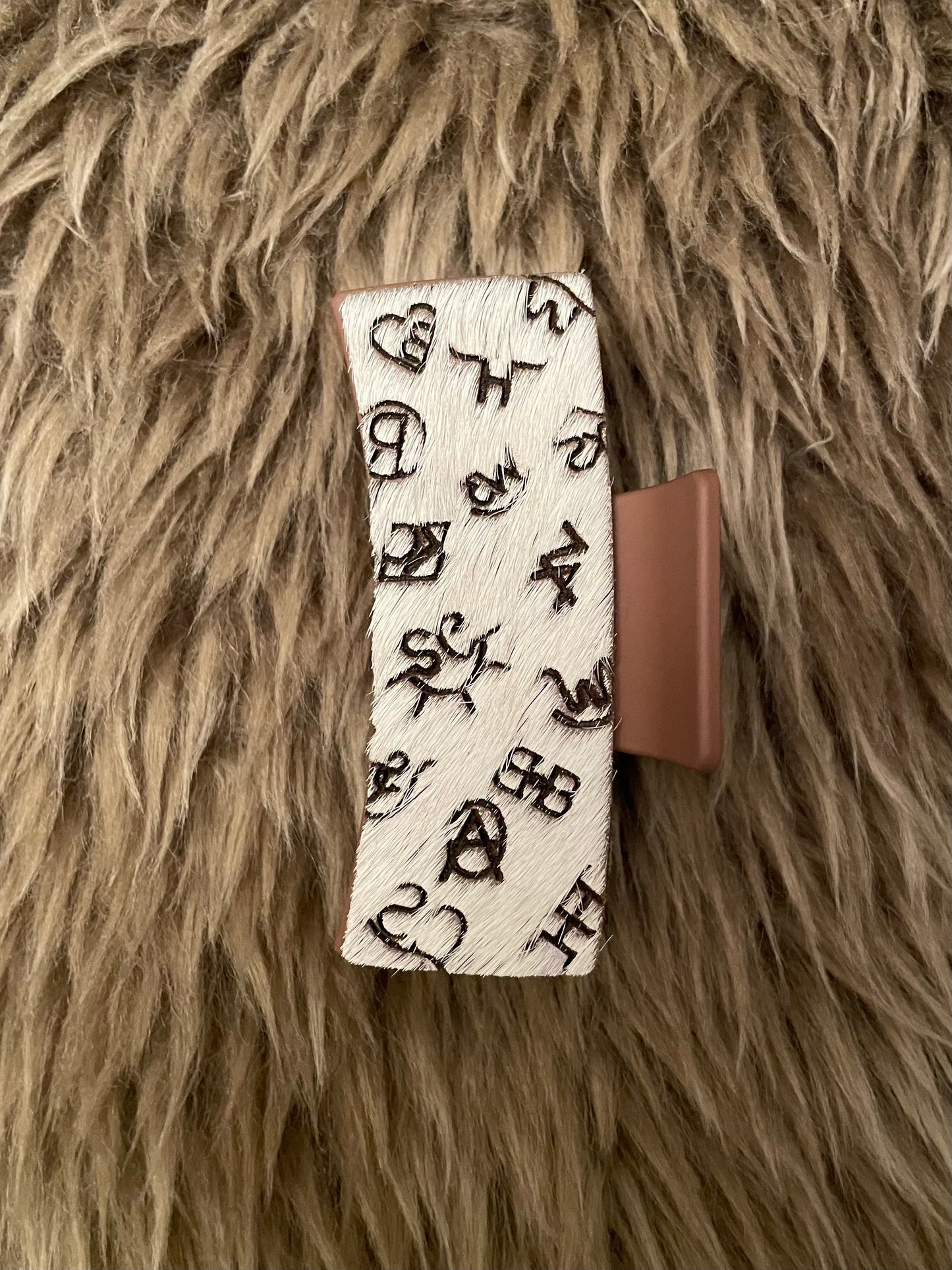 Brand Collage Claw Clip
