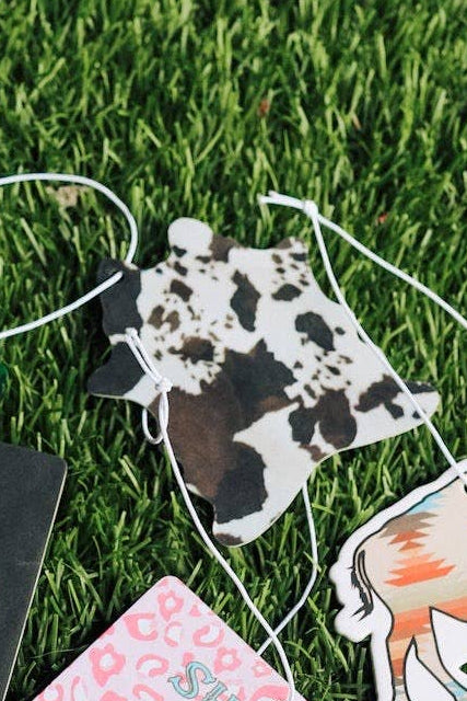 Brown Cowhide Air Freshener