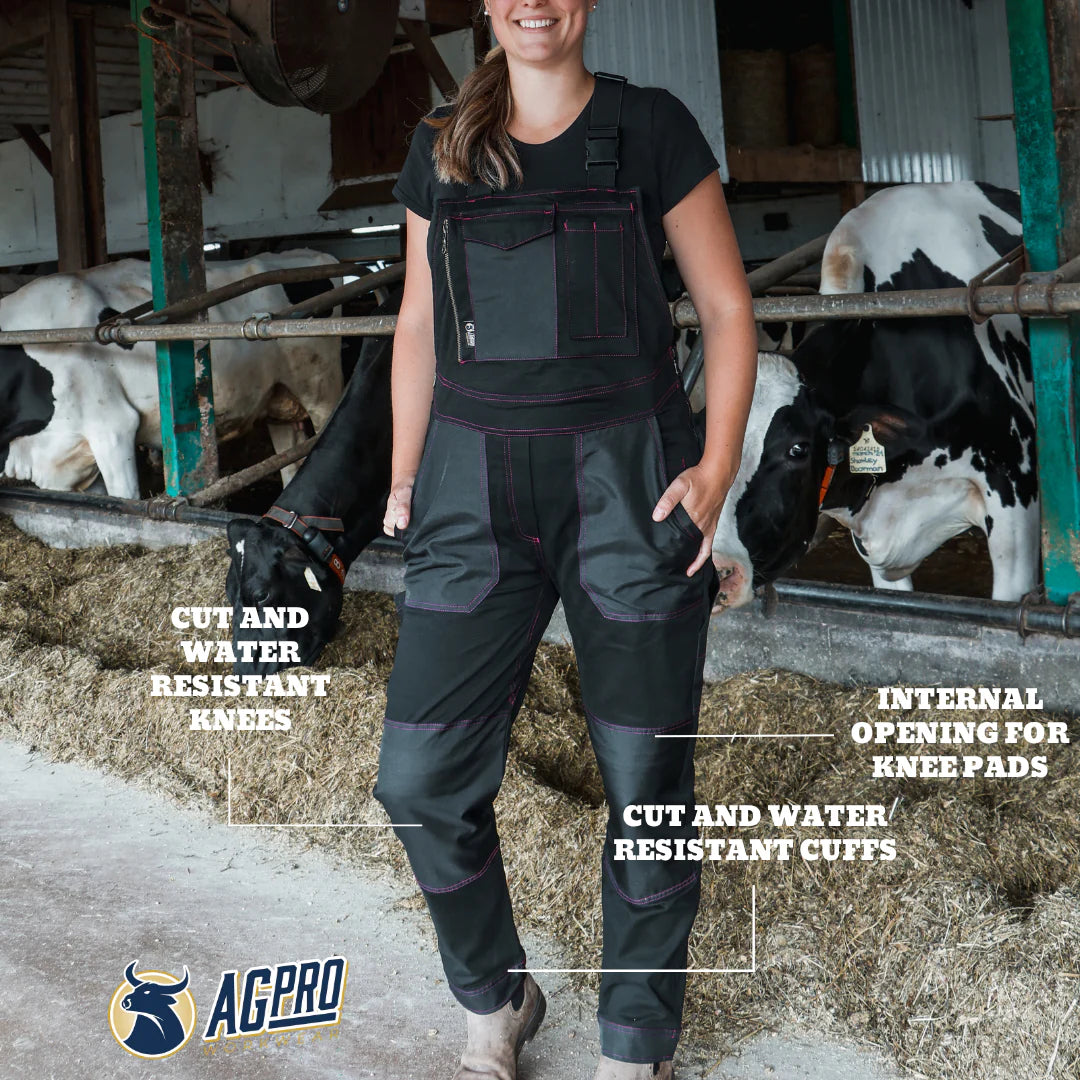 ChoreAll™ - AgPro Workwear® Women's Overalls - Onyx