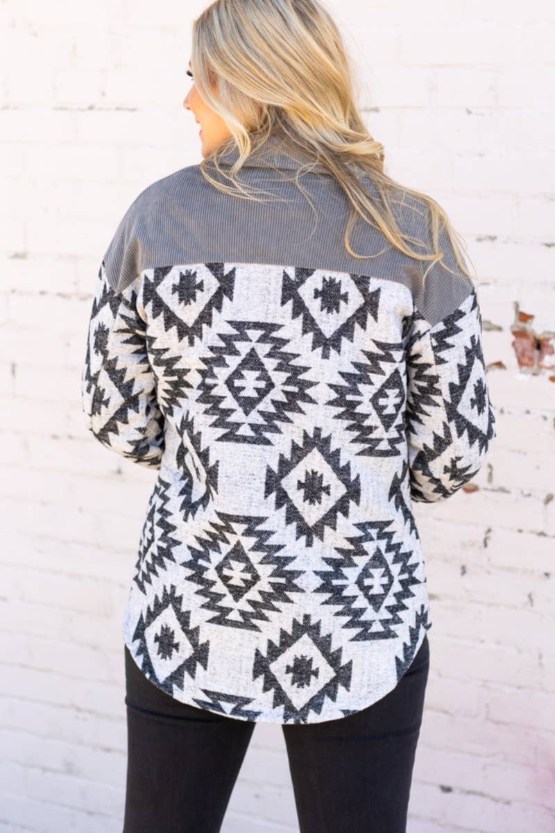 Western Aztec Shacket