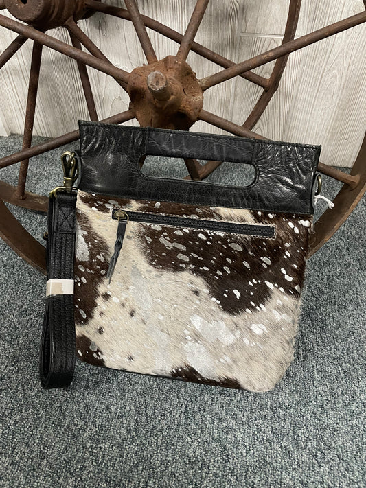American Darling Cowhide & Silver Purse