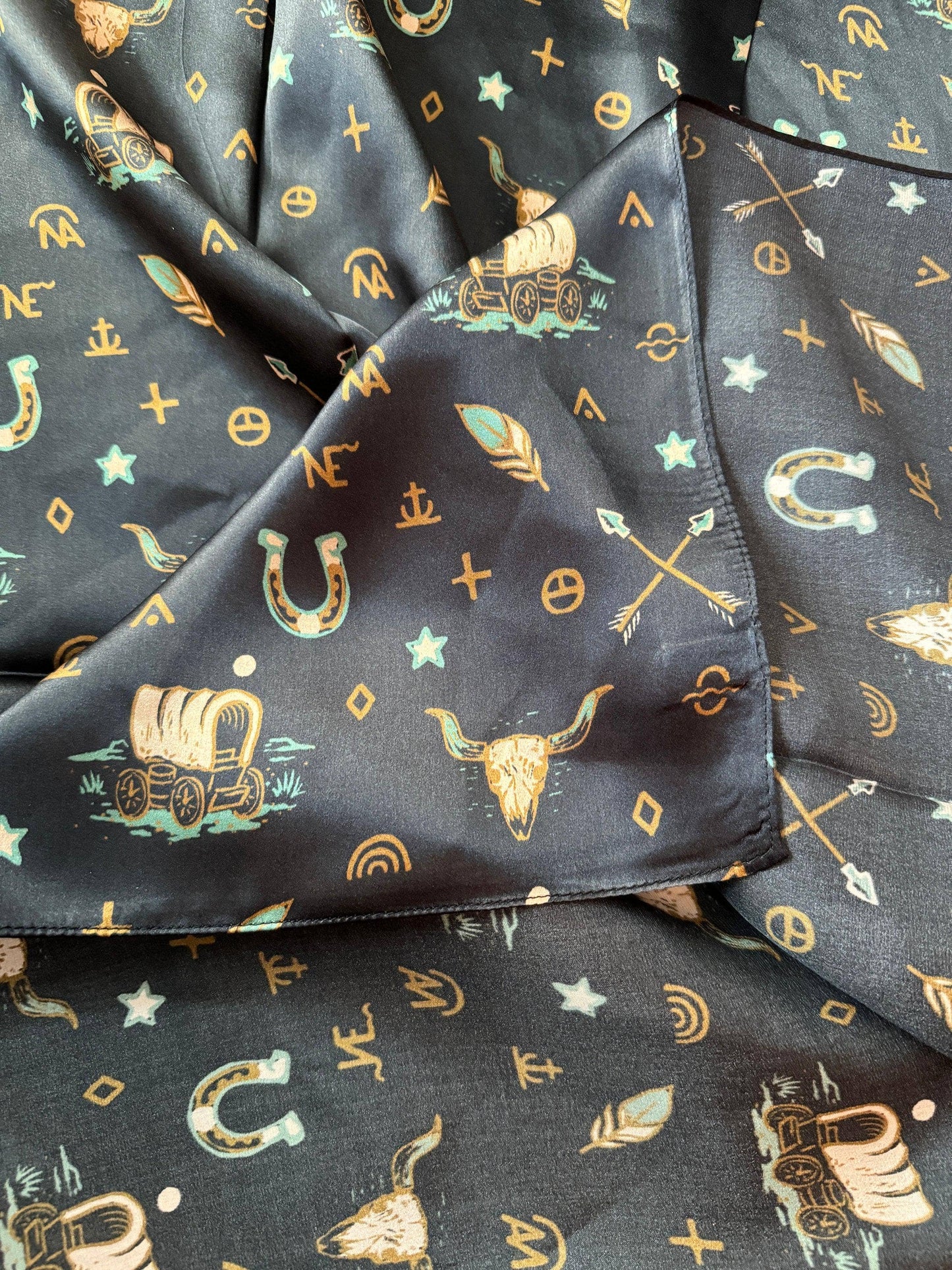 Going West 100% Silk Wild Rag