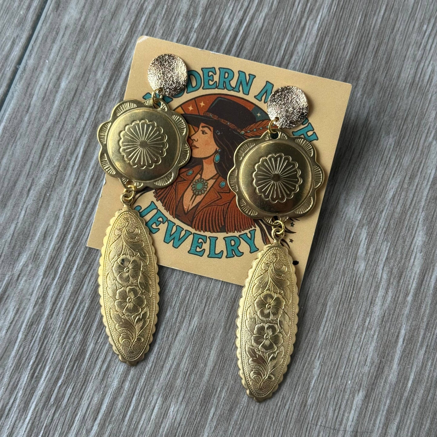 Brass Blossom Drops