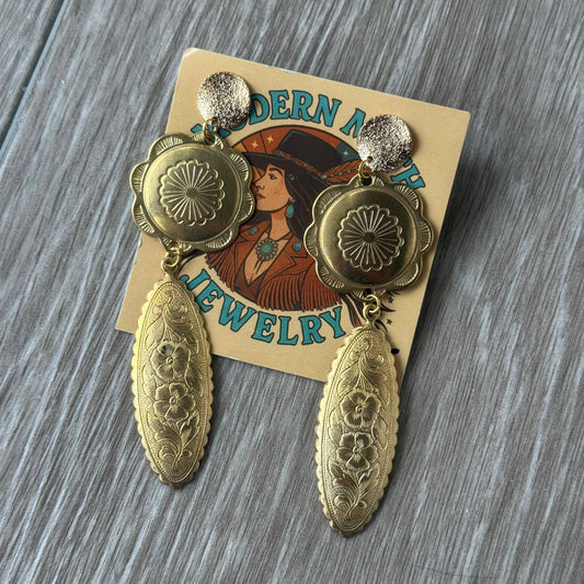 Brass Blossom Drops
