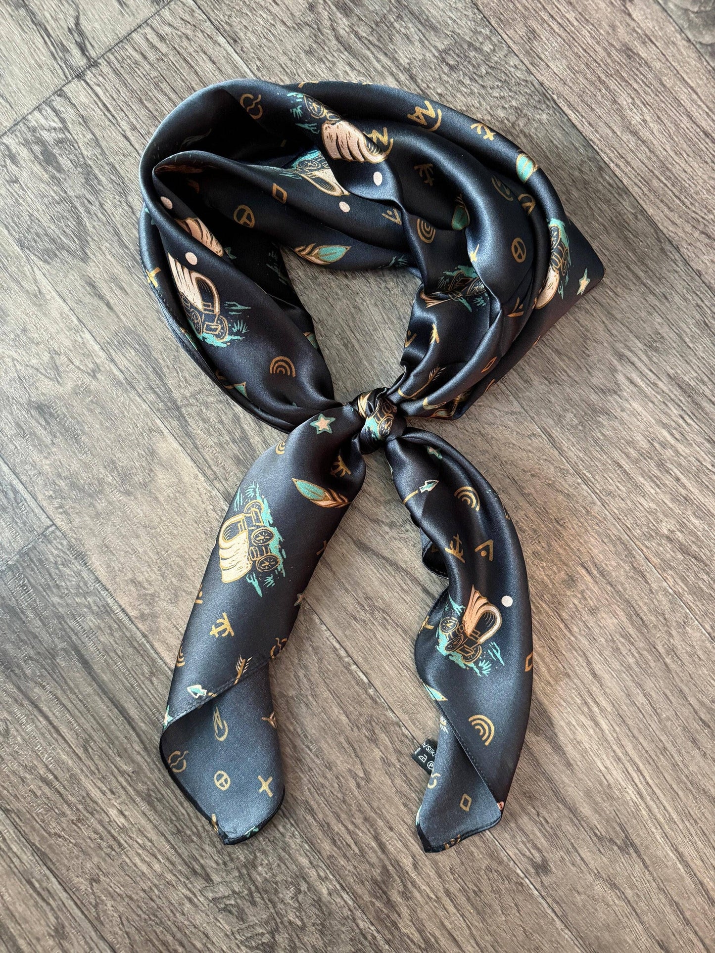 Going West 100% Silk Wild Rag