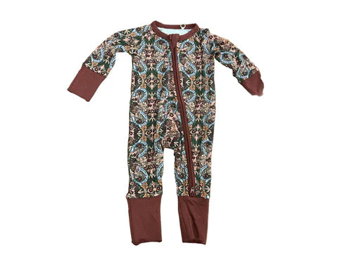 Floral Horseshoe Bamboo Pajamas