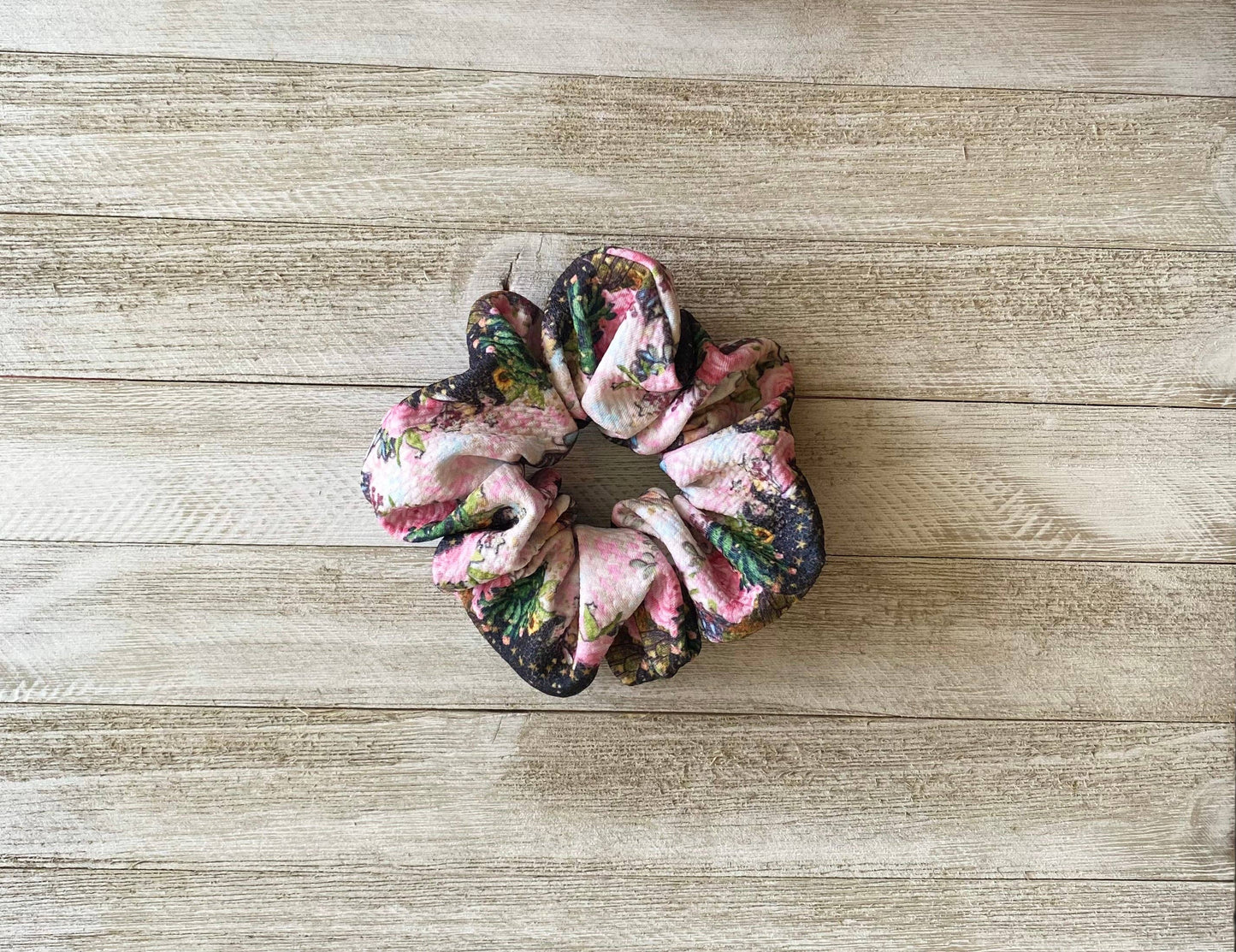 Pink Cactus Daydream Large Scrunchie