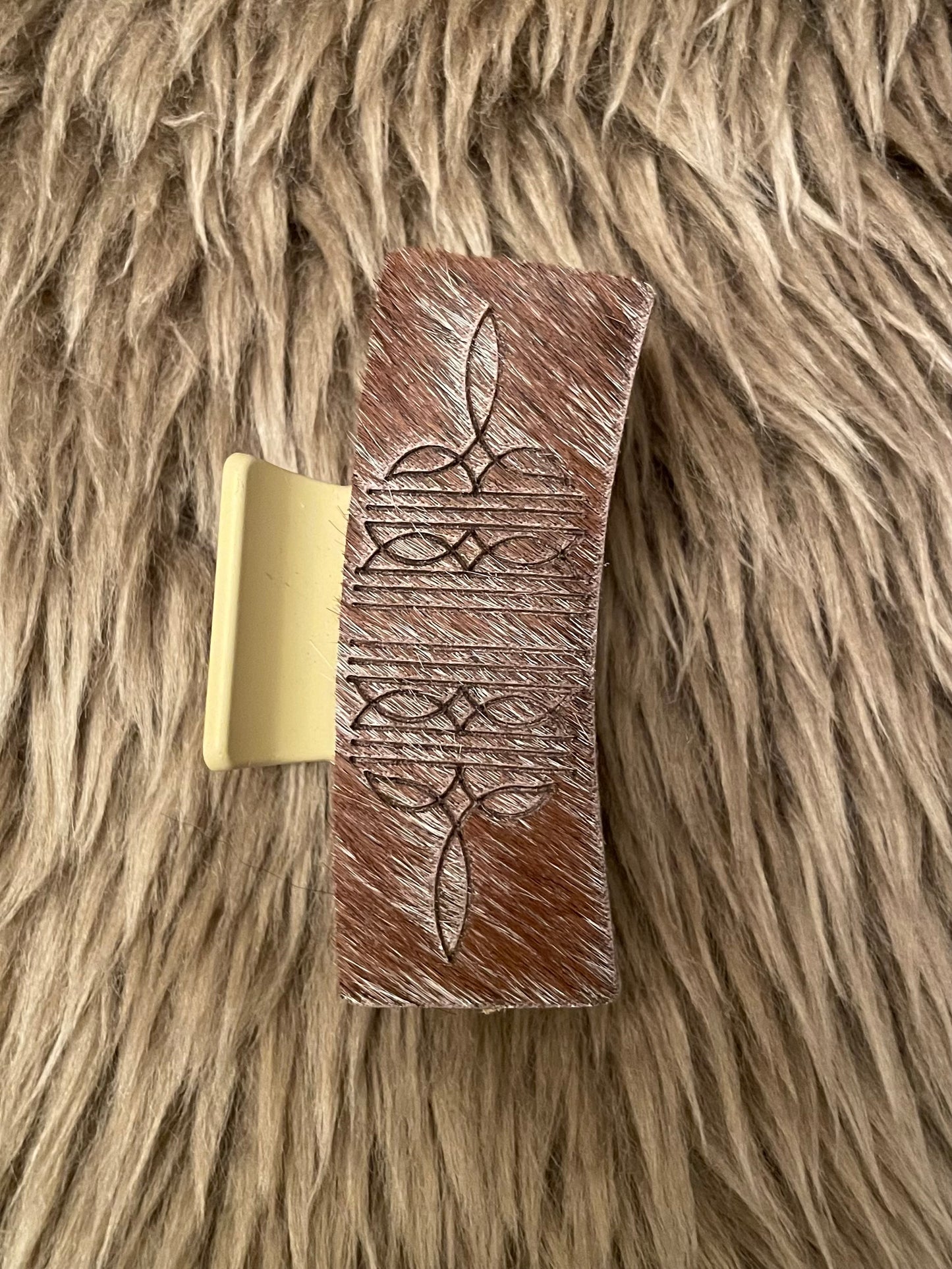 Boot Stitch Claw Clip