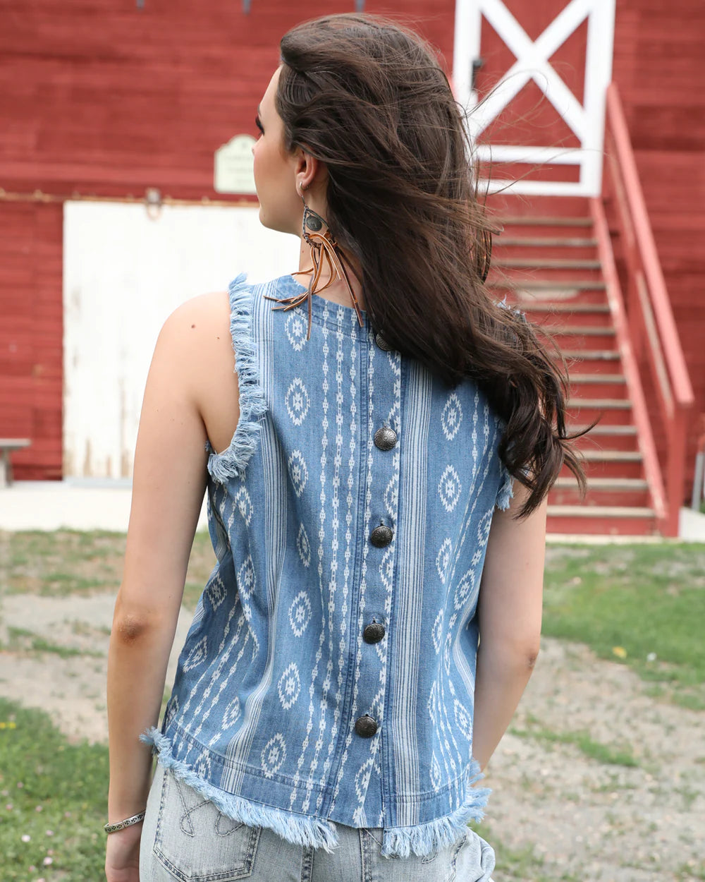 Cruel Denim Chambray Tank