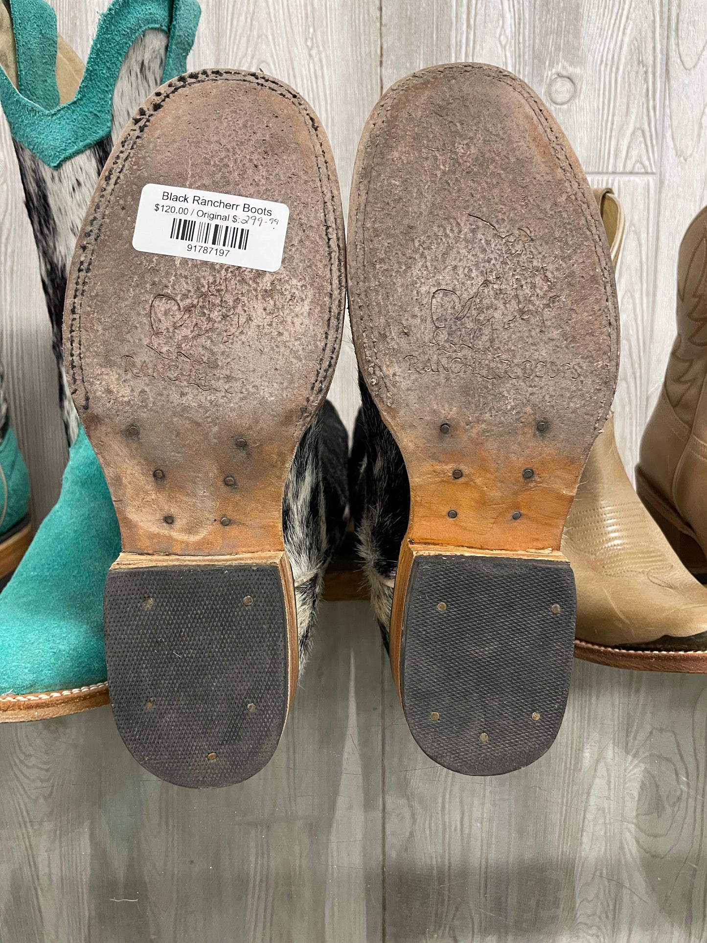 Black Rancherr Boots - Size 8.5