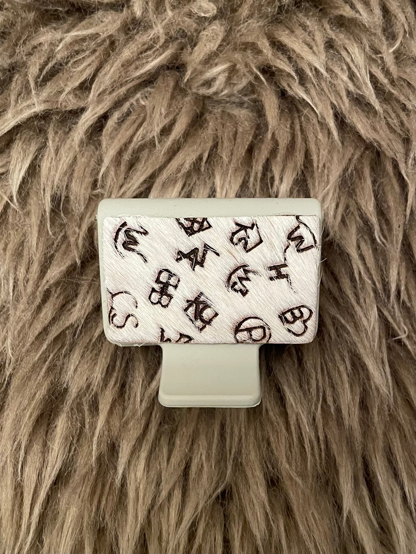 Brand Collage Claw Clip