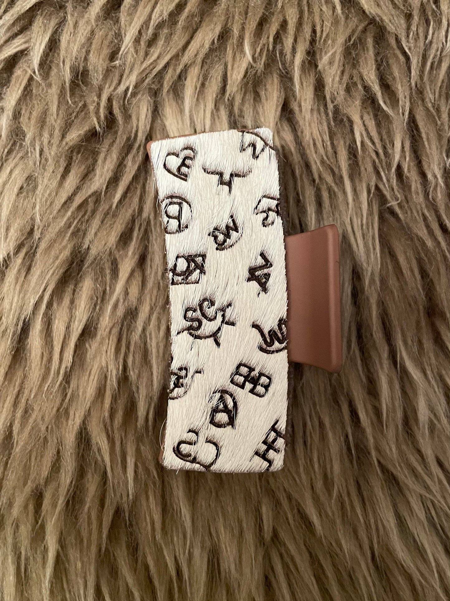 Brand Collage Claw Clip