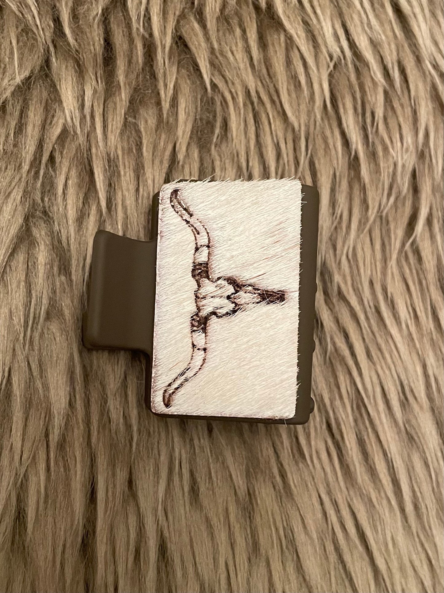 Bull Skull Claw Clip