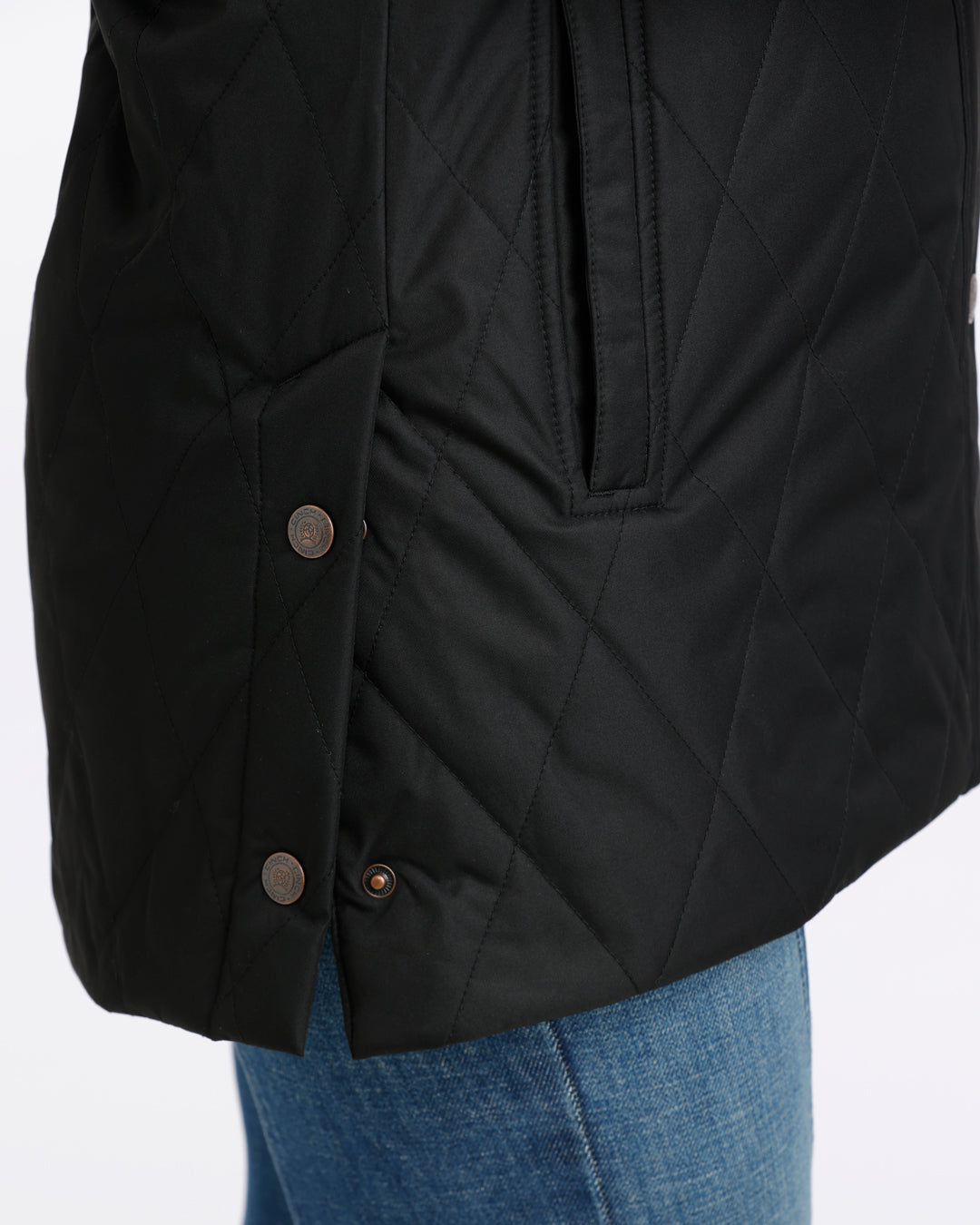 Cinch Black Quilted Barn Vest