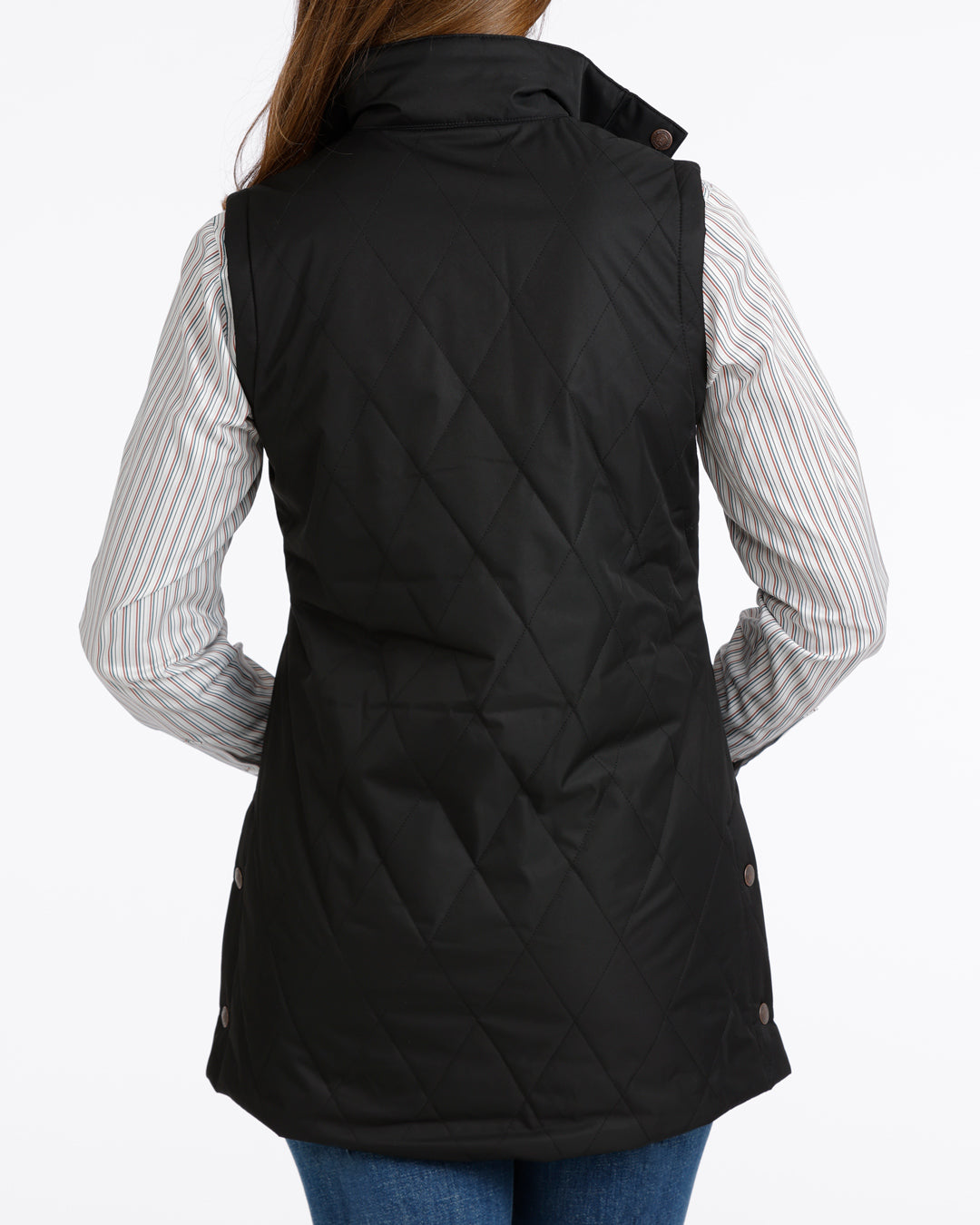 Cinch Black Quilted Barn Vest