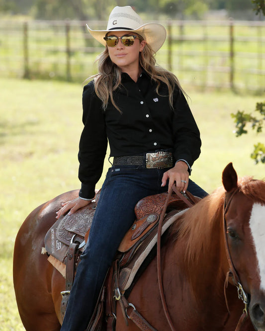 Cinch Solid Arena Fit Button-Down Western Shirt