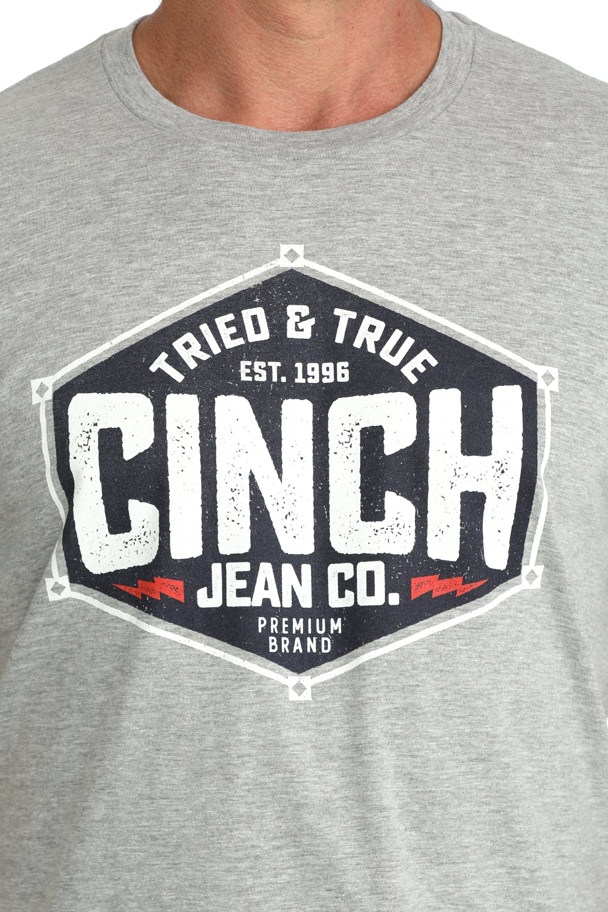Cinch Grey Tried & True Graphic T-Shirt