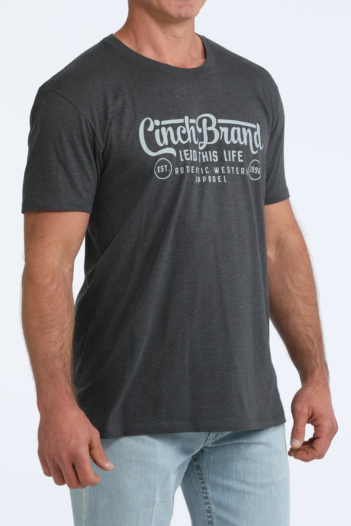 Cinch Dark Grey Graphic T-Shirt