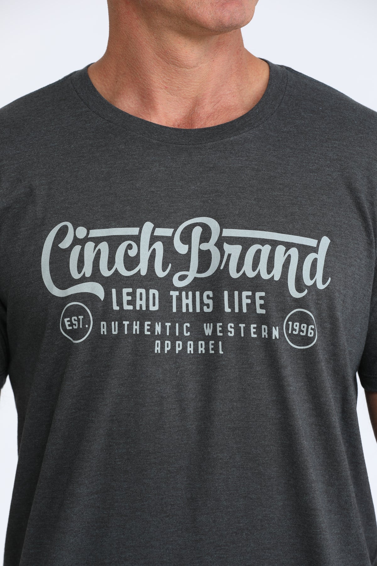 Cinch Dark Grey Graphic T-Shirt