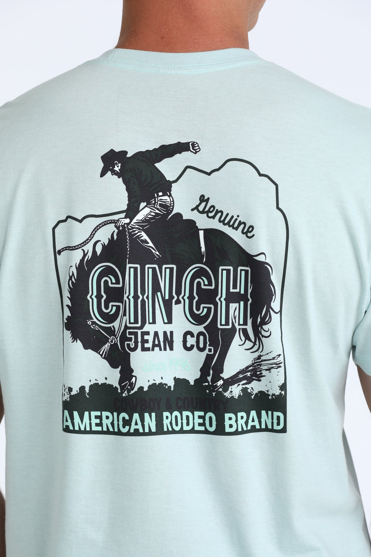 Cinch Light Blue Graphic T-Shirt